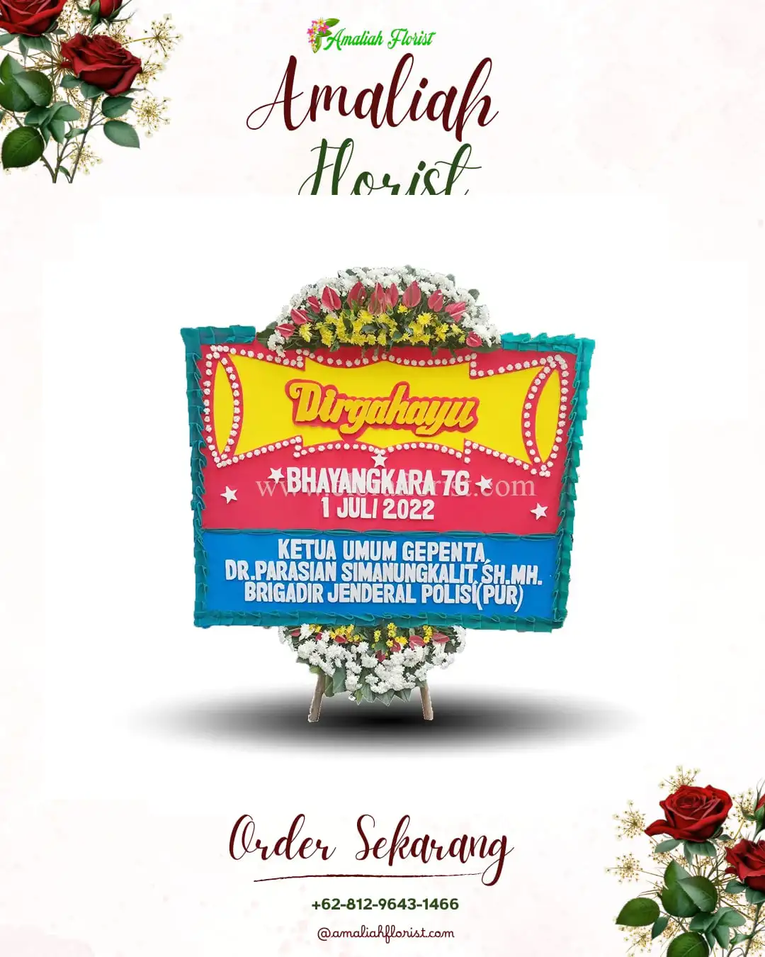Papan Bunga HUT Ulang Tahun Kramatwatu